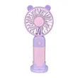 Two Tone Mini Travel Handheld Fan W/ Stand | https://www.bestnamebadges.com