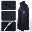 Men's Full-Zip Sweater Fleece Jacket | https://www.bestnamebadges.com