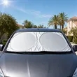 Foldable Car Windshield Sun Shade 59"x27.5" | https://www.bestnamebadges.com