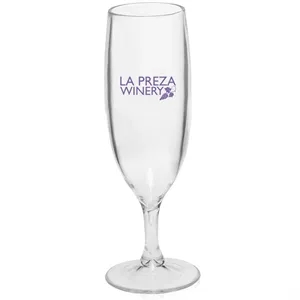 6.7 oz. Plastic Champagne Flutes