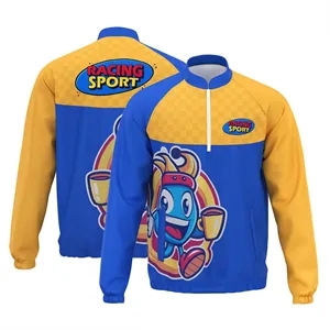 Dye Sublimated Long Sleeve Quarter Zip Sports Jacket