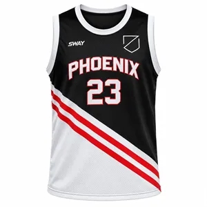 Men's Sublimated Basketball Jersey 160G Birdseye Mesh