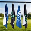 Custom Printed Waffle Texture Golf Towel 16" x 24" | https://www.bestnamebadges.com