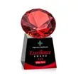 Fortino VividPrint™ Award - Black/Ruby | https://www.bestnamebadges.com