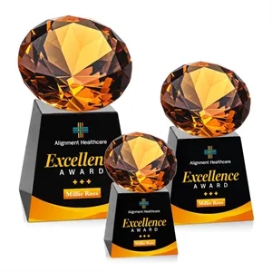 Fortino VividPrint™ Award - Black/Amber