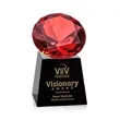 Fortino Award - Black/Ruby | https://www.bestnamebadges.com