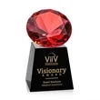 Fortino Award - Black/Ruby | https://www.bestnamebadges.com