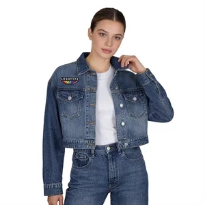 Women's Casual Boxy Trucker Denim Jacket