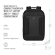 Werks Traveler 7.0 Compact Backpack | https://www.bestnamebadges.com