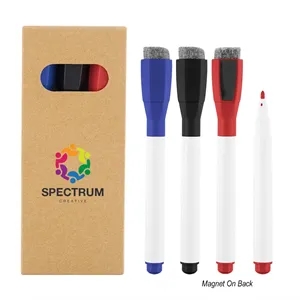 3 Piece Dry Erase Market Set