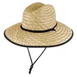 Sun Valley Straw Hat | https://www.bestnamebadges.com
