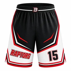 Standard Length Sublimated Basketball Shorts
