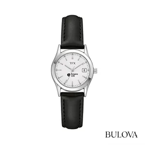 TFX by Bulova® Leather Strap Bracelet Watch w/Date Calendar
