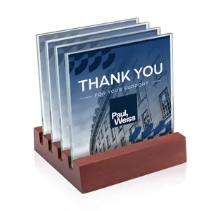 Rockford VividPrint™ Coasters - Set of 4 on Brolin Rosewood