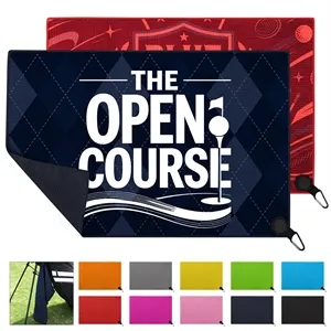 Magnetic Golf Towel With Carabiner Clip 15.7"x23.6"