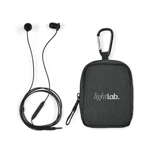 Jetset Wired Earbuds & Mini Pouch Bag Charm