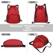 Water-Resistant Drawstring Backpack with Mesh Pockets | https://www.bestnamebadges.com