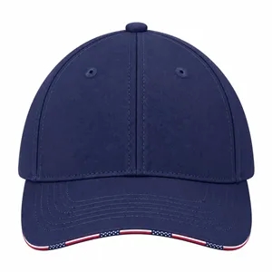 Port Authority Americana Flag Sandwich Cap.