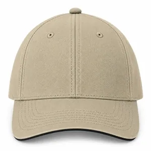 Port Authority Sandwich Bill Cap With Striped Closure.
