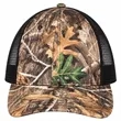 Port Authority Performance Camouflage Mesh Back Snapback Cap | https://www.bestnamebadges.com