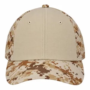 Port Authority Colorblock Digital Ripstop Camouflage Cap.