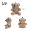 4.5-Inch Plush Teddy Bear Keychain | https://www.bestnamebadges.com