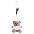 4.5-Inch Plush Teddy Bear Keychain | https://www.bestnamebadges.com