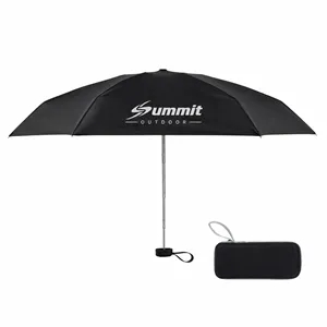 Small Folding UV Protection Umbrella With Case