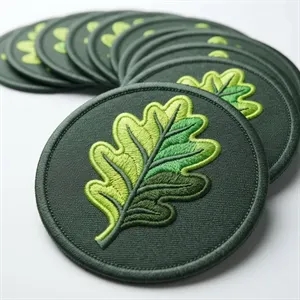 6 inches 100% Custom Embroidered Patches - Peel & Stick