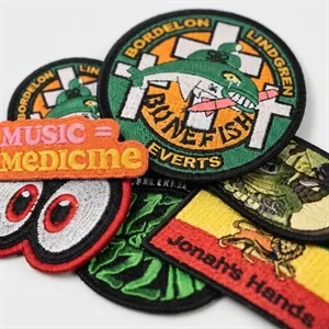 6.5 inches 100% Custom Embroidered Patches - Peel & Stick