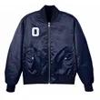 Padded Quilted MA-1 Style Nylon Bomber Jacket | https://www.bestnamebadges.com