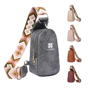 PU crossbody bag chest