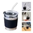 12oz Glass Coffee Mug | https://www.bestnamebadges.com
