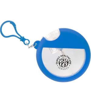 Round Hand Sanitizer with Clip