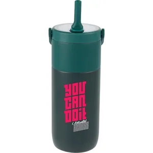 ROOTS Ceramic Lined Travel Tumbler w/ Straw 20oz