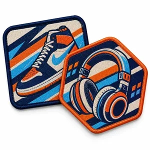 Custom Woven Patches with Iron On Backing