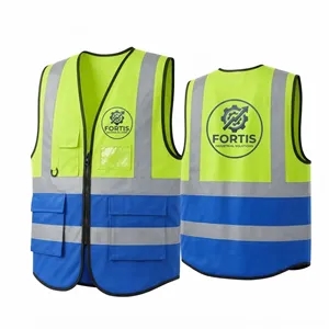 Two-Tone ANSI Class 2 Reflective Work Safety Vest