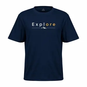Custom Cotton Blend Performance Sports T-Shirt