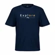 Custom Cotton Blend Performance Sports T-Shirt | https://www.bestnamebadges.com
