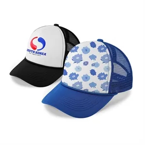 5 Panel Rope Trucker Cap With Foam Front And Mesh Back