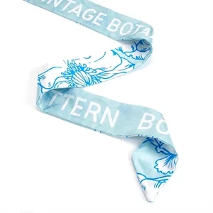 Custom Sublimated Silky Satin Hair Scarf