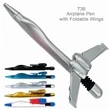 Popular!... Airplane Jet Ballpoint Custom Pens | https://www.bestnamebadges.com