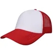 5 Panel Two Tone Mesh Back Trucker Cap | https://www.bestnamebadges.com