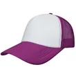 5 Panel Two Tone Mesh Back Trucker Cap | https://www.bestnamebadges.com