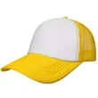 5 Panel Two Tone Mesh Back Trucker Cap | https://www.bestnamebadges.com