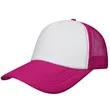 5 Panel Two Tone Mesh Back Trucker Cap | https://www.bestnamebadges.com