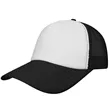 5 Panel Two Tone Mesh Back Trucker Cap | https://www.bestnamebadges.com