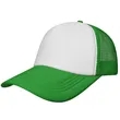 5 Panel Two Tone Mesh Back Trucker Cap | https://www.bestnamebadges.com