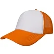 5 Panel Two Tone Mesh Back Trucker Cap | https://www.bestnamebadges.com