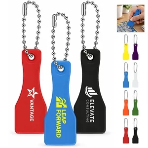 Lottery Ticket Scratcher Tool Plastic Scraper Keychain